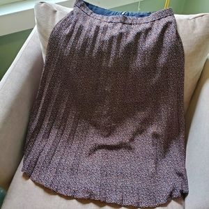 J.crew pleated midi skirt